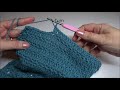 diy tutorial crochet simple vest heklani prsluk