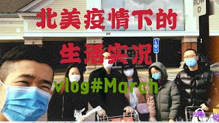 北美疫情下的生活实况｜居家隔离｜歧视？｜留学生回国｜戴不戴口罩｜超市抢货？｜宅家生活