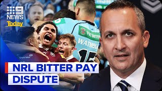 Origin Game 3 coverage at stake after NRL players boycott interviews | 9 News Australia