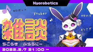 Vtuberデビュー記念🌟平日毎日配信18回目【女子ロボ雑談】うさぎロボットの雑談配信♪