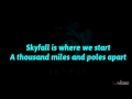 Adele - Skyfall (Lyrics Full)