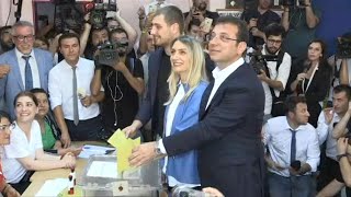 Imamoglu casts vote in Istanbul mayoral election re-run | AFP