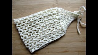 Easy Crochet Headband BEACH BANDANA Mesh tutorial beginners Happy Crochet Club