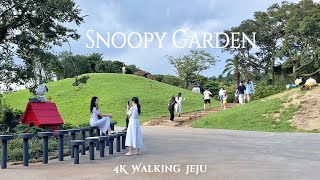 [4K] Jeju IslandㅣWalk the Snoopy GardenㅣKoreaㅣWalking Jeju