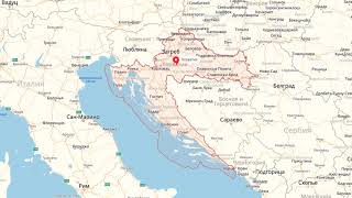 Где находится Хорватия? — страна на карте мира