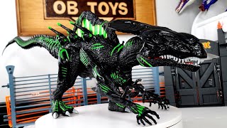 Custom OB TOYS QUEEN ALIEN SPINOSAURUS XENOMORPH HYBRID | Alien Romulus | JURASSIC WORLD MATTEL