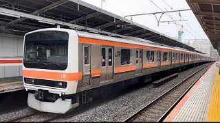 209系500番台武蔵野線M73編成　南浦和駅発車