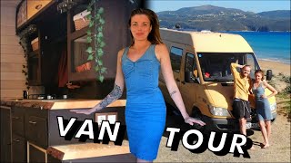 Van Tour | DIY Sprinter Van Conversion | Tiny home on wheels | Off-Grid Campervan