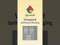 Viewport Splitting and Merging #blender #tutorial #beginner #b3d