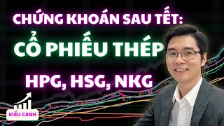 Chứng Khoán Sau Tết💖Top 3 Cổ Phiếu Hàng Đầu Ngành Thép | Kiều Canh