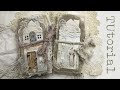 Tutorial video - Create a shabby chic open spine junk journal using the Little House Kit.