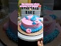 💙💗2nd birthday cake 🎂 for cute twins baby 💑♥️🥰 shorts ytshort shortsfeed viral cake tranding