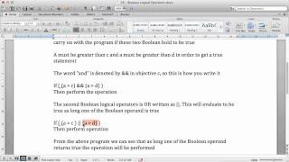 Objective C Tutorials 19 Boolean Logical Operators