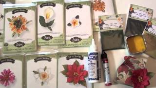 New Sizzix Susan's Garden flower dies