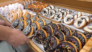 Donutlar her gün tükendi! Amerikan Usulü Donut Esnafı - kore sokak yemeği
