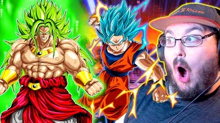 [ What-if ] Goku vs Z God Broly - Sprite Animation (By @ibegalvatron6257) Dragon Ball Super REACTION!!!