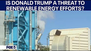 Is President Donald Trump a threat to renewable energy efforts?