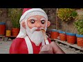 पुराने दिवाली के दियो से बनाये Santa claus🎅/How to make santa claus at home/christmas Special craft