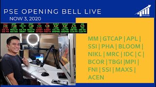 PSE OPENING BELL LIVE | NOV 3 2020
