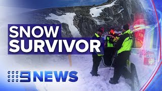 Elderly man rescued from Thredbo avalanche | Nine News Australia