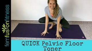 Quick Pelvic Floor Toner + Pranayama | FemFusion FItness