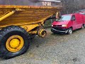 1995 cat d250e 6x6 dump truck