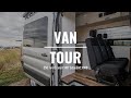 VAN TOUR | Custom Van Build | Ford Transit 148