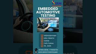 Embedded Automotive Testing Training & Placement #embeddedtesting#canoe#capl#python#adas#hil