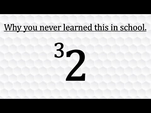 What is the symbol for tetration?