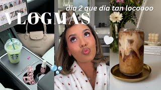 VLOGMAS DIA 2 *que dia tan loco* llore del estres, nos hicimos unas uñitas, final inesperado