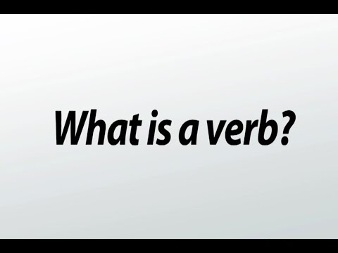 What is verb example?