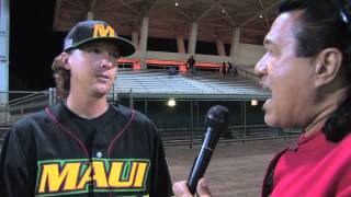 08-14-12 Jamie Vermilyea Interview Na Koa Ikaika Maui Baseball vs. Hawaii Stars