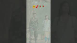 Army couple 💞 short  #couple #coupleshorts #love #indianarmystatus ....!