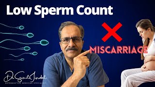 Link Between Low Sperm Count and Miscarriage|कम स्पर्म और miscarriage|Dr. Sunil Jindal