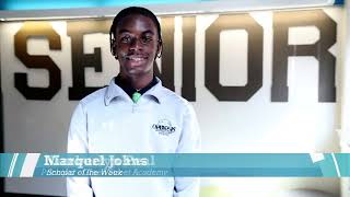 2024 CollegeBound Scholar of the Week - Marquel Johns