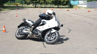 Fast! F800GT Ripping at Slalom Race - MSC Grötzingen 2023 ADAC Motorrad und Quadslalom