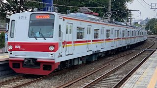 元東京メトロ6000系6116F(三菱3レベルIGBT)〔チカラン線 チカラン行き／ラジャワリ駅到着・発車〕