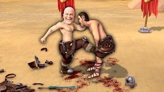 Hitman Became a Gladiator and Destroyed the Nads of All Who Opposed Him
