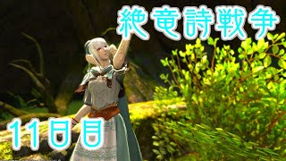 【FF14】絶竜詩戦争練習　11日目戦士視点【エオルゼア人外サミット】