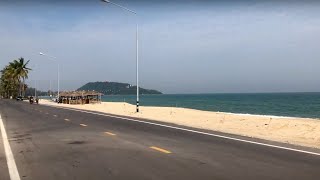 Scooter cruise through Ban Krut in Thailand