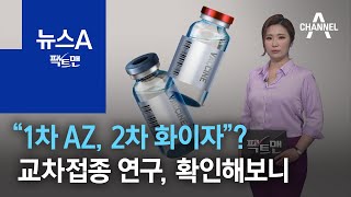 [팩트맨]“1차 AZ, 2차 화이자”?…교차접종 연구, 확인해보니 | 뉴스A