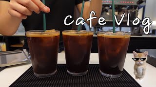 Eng) ☕️ 카페브이로그 | 🧊요즘 같이 더운날.🧊 여러분은 보기만 하세요! 음료는 저희가 만들게요. ☺️ | 음료 제조 영상 | 카페브이로그 | ASMR