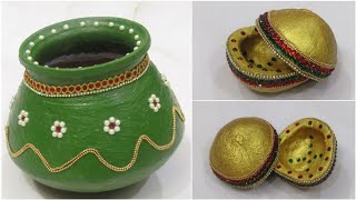 Creative Pot Decorations Ideas for Marriage | Dry Coconut Decoration For Wedding Ceremony | DIY