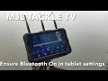 Carplounge RT4 Bait Boat Instructions - Connecting the tablet