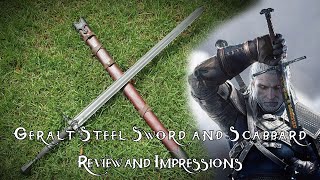 Calimacil Geralt's Steel Sword and Scabbard Review | LARP Butler |