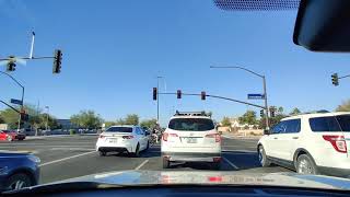 Queen Creek, drive Hunt Highway, Higley Rd.  to Baseline Rd. Gilbert, Arizona. January, 18. 2025.