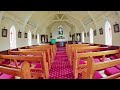 akaroa new zealand st patrick s catholic church drone flyover