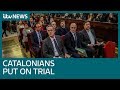 Trial of Catalan separatist leaders opens amid political crisis in Spain | ITV News