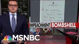 House Releases ‘Incredibly Incriminating’ Trove Of Documents From Lev Parnas | All In | MSNBC