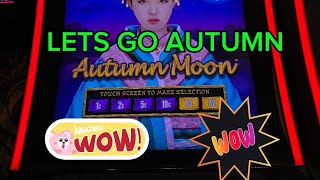 (LETS GO AUTUMN) AUTUMN MOON SLOT MACHINE. #slots #casino #slotmachine #viralvideo